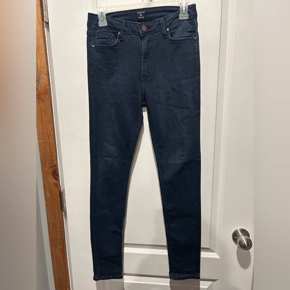 Just Black Midnight Blue Jeans waist size 28
